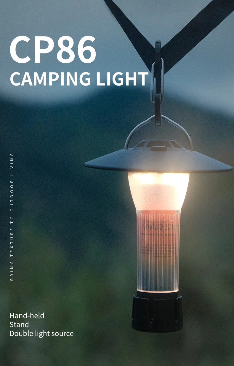 Warsun Outdoor Camping Ambient Atmosphere Lamp Portable Mini Flashlight EDC Camping Lantern