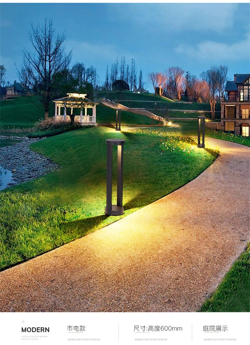 Waterproof Outdoor Light LED Garden Light Morden Solar Lawn Light Solar Landscape Lamps
