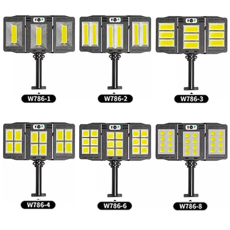 Remote Control Outdoor Waterproof 3 Surface Folding All in One Solar Street Light