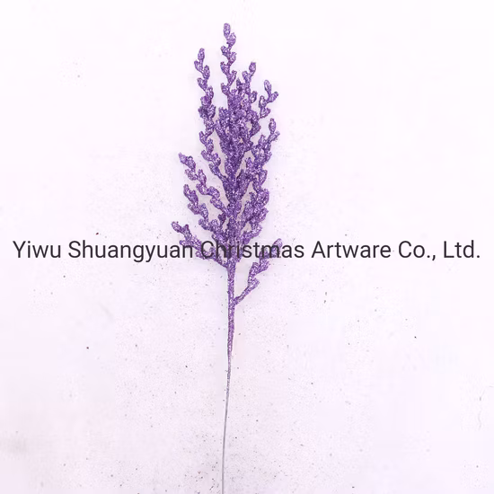 Lively Light Purple Decorative Faux Christmas Tree Branches for Decoration