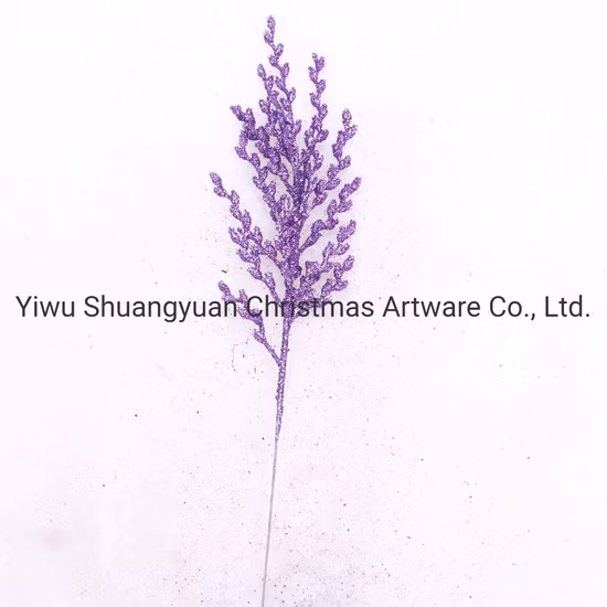 Lively Light Purple Decorative Faux Christmas Tree Branches for Decoration