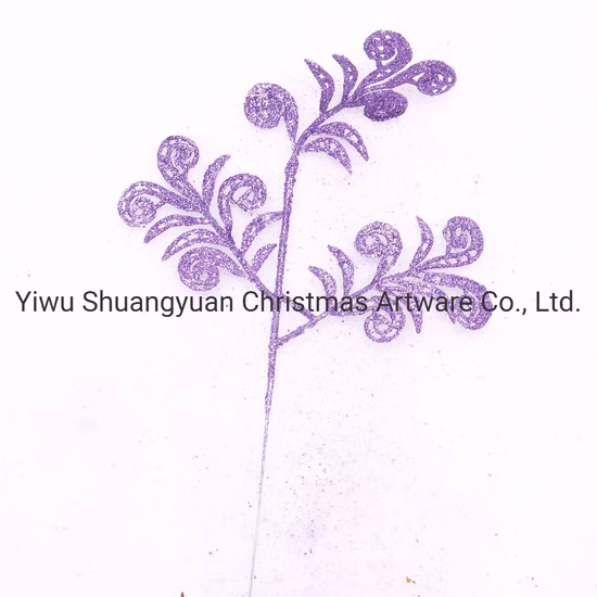 Lively Light Purple Decorative Faux Christmas Tree Branches for Decoration