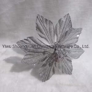 Sliver Plastic Artificial Christmas Tree Branches White Branches for Christmas Tree