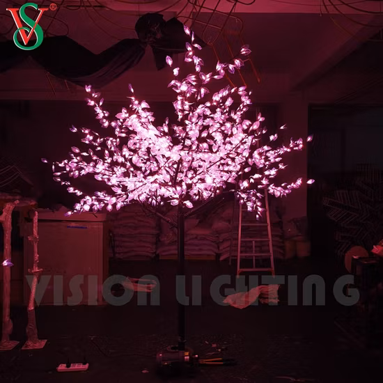 Outdoor Park Garden Landscape Decorative LED Artificial Weeping Willow Tree